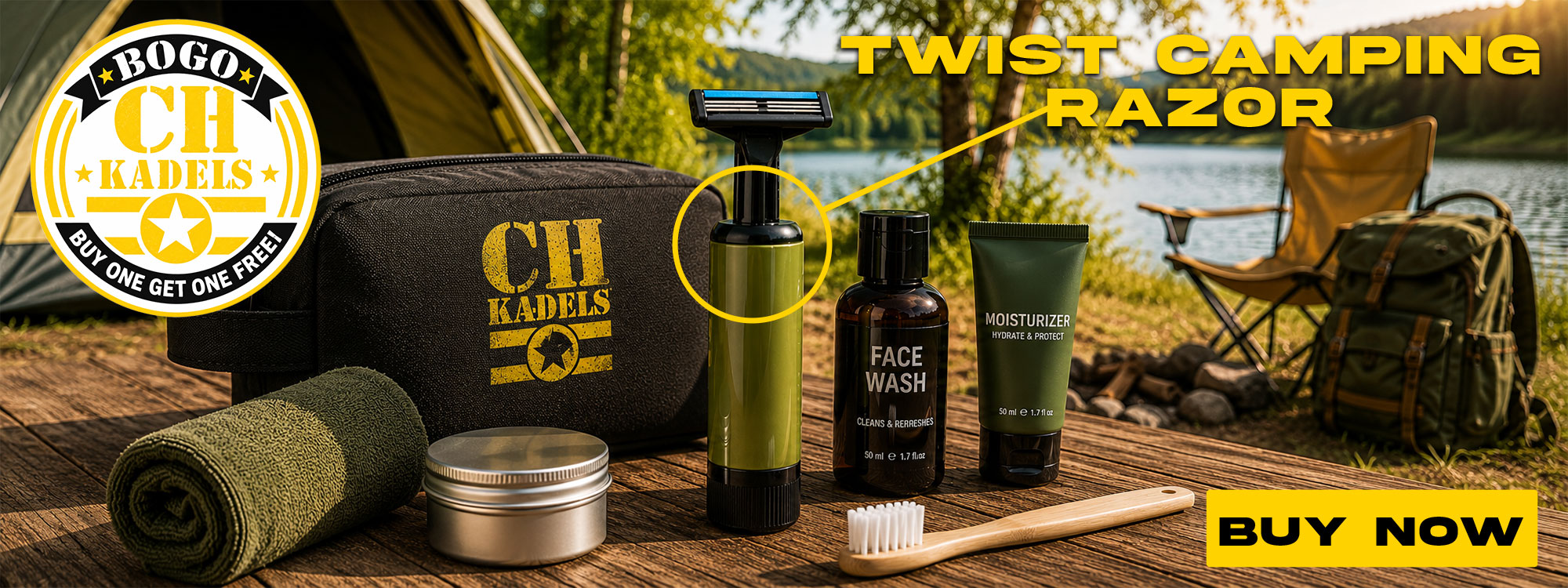 Trailblazer Twist Camping Razor