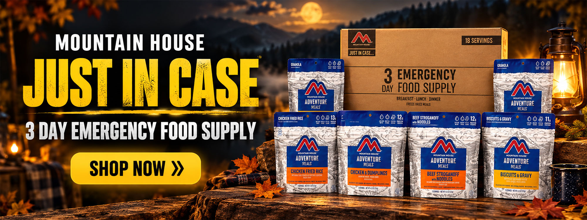 Mountain House Just in Case 3 Day Emergency Food Supply