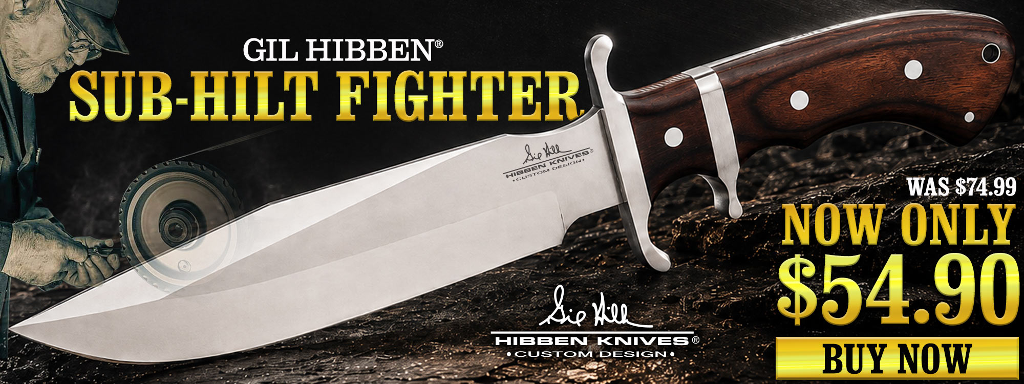 Hibben Sub-Hilt Fighter Knife