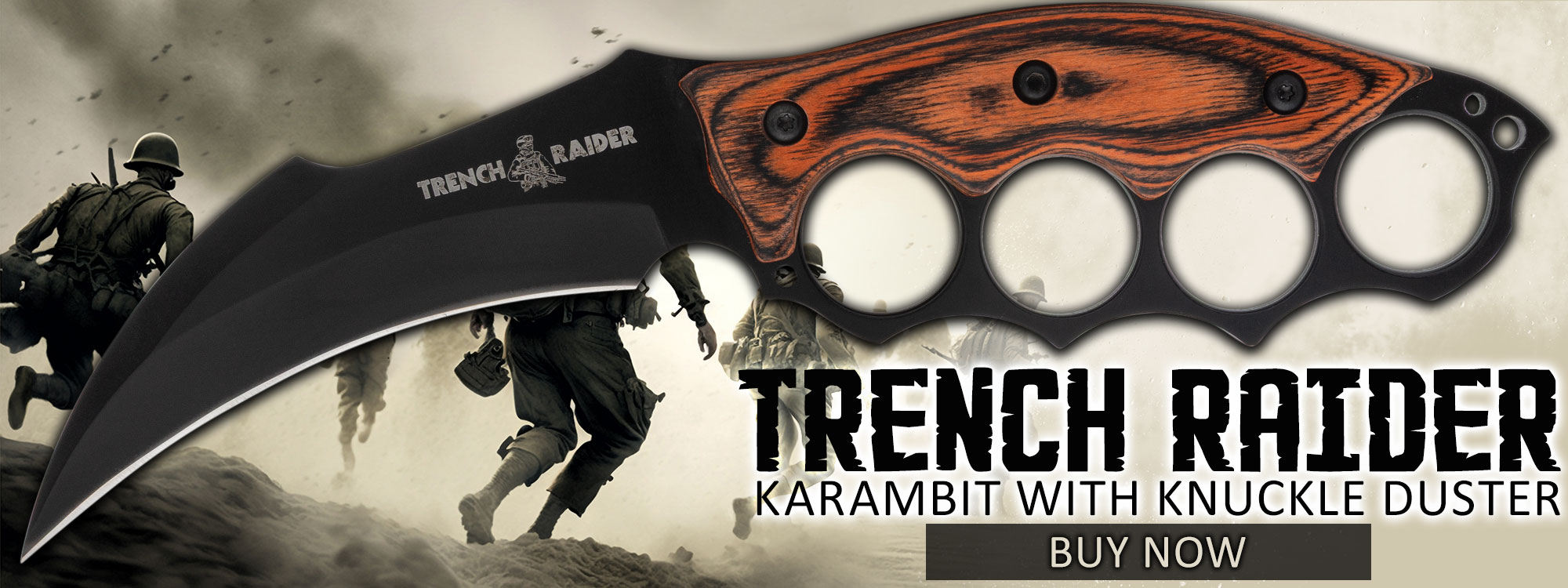 Trench Raider Karambit and Knuckle Duster