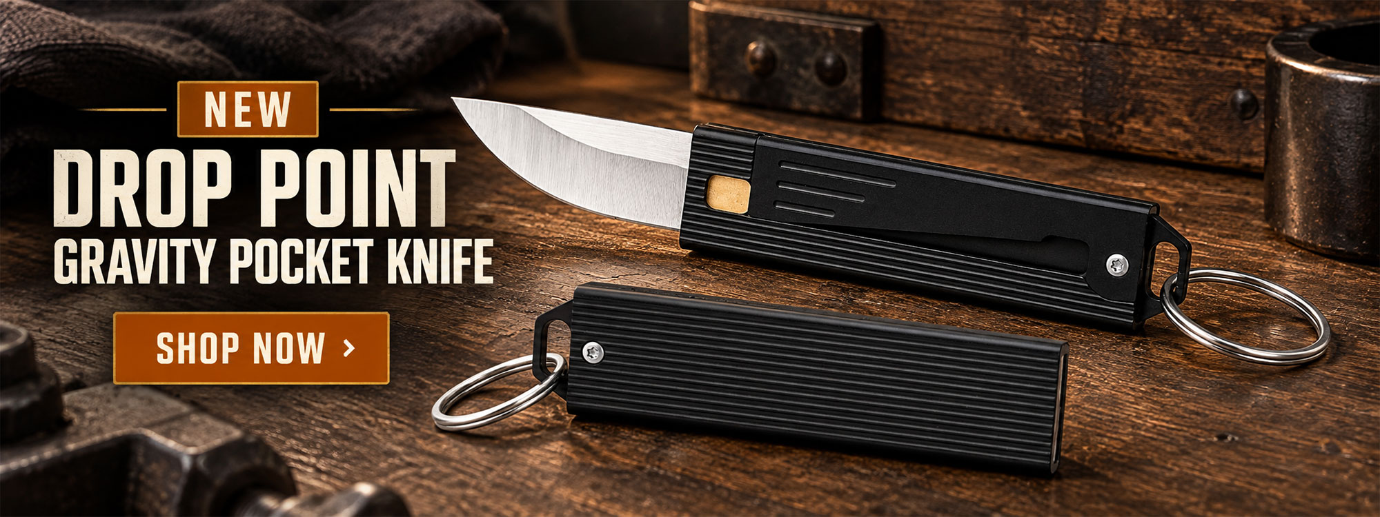 Drop Point Gravity Pocket Knife