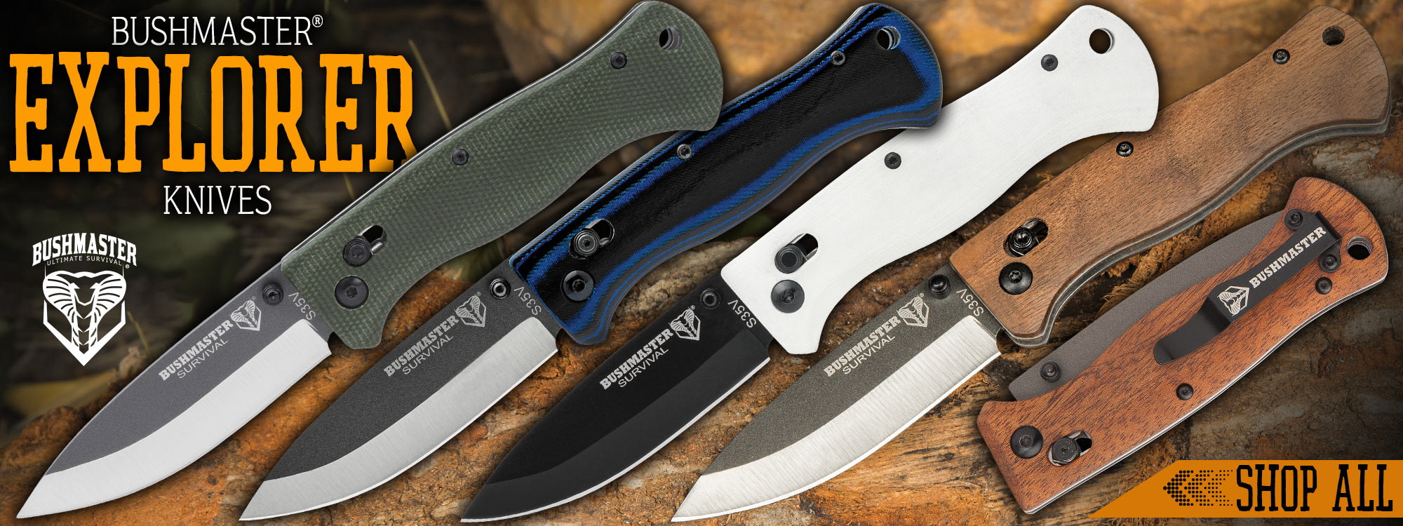 Bushmaster Explorer G10 Pocket Knife