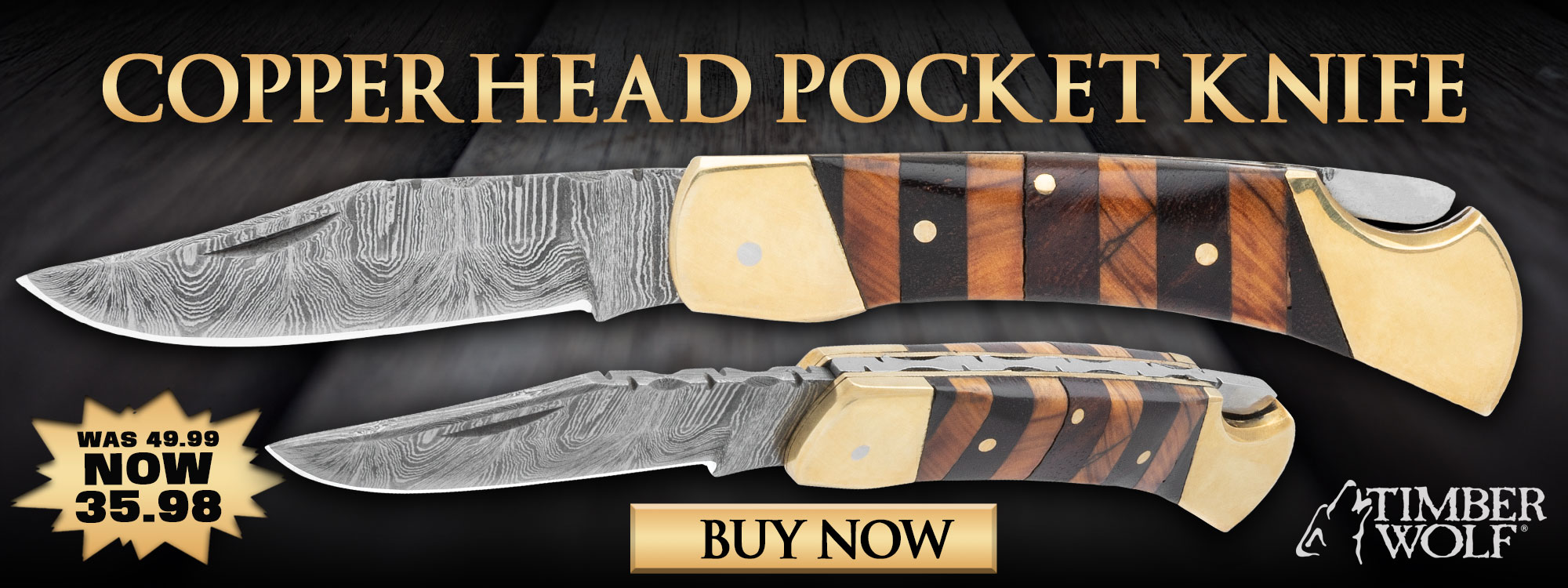 Timber Wolf Copperhead Pocket Knife
