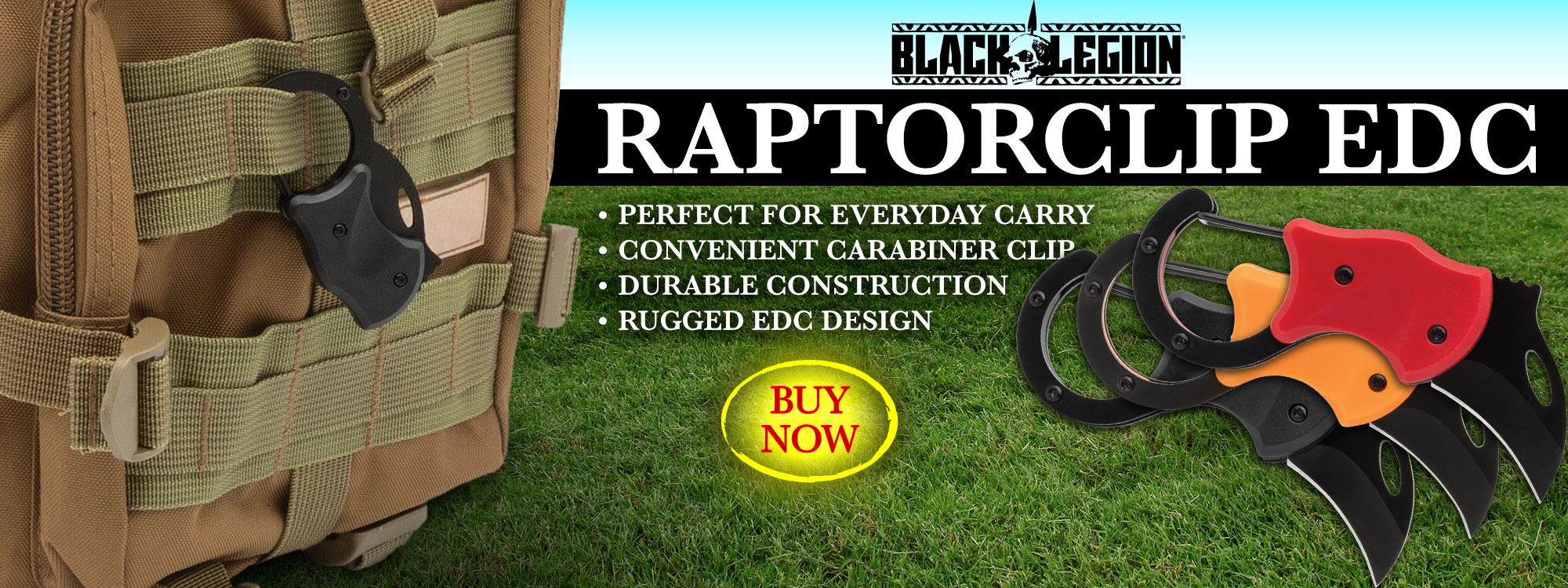 Black Legion RaptorClip EDC