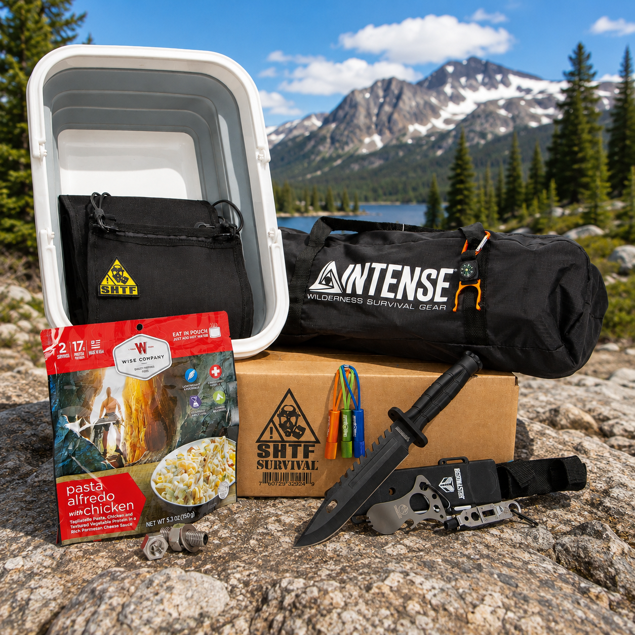 Previous SHTF Survival Box contents