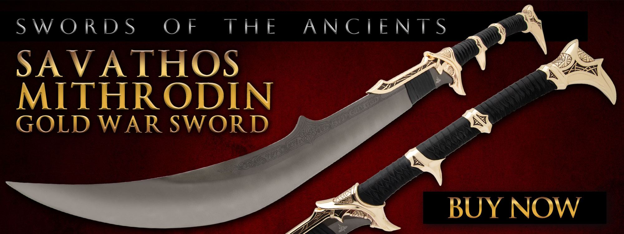 Kit Rae Savathos Mithrodin Gold War Sword