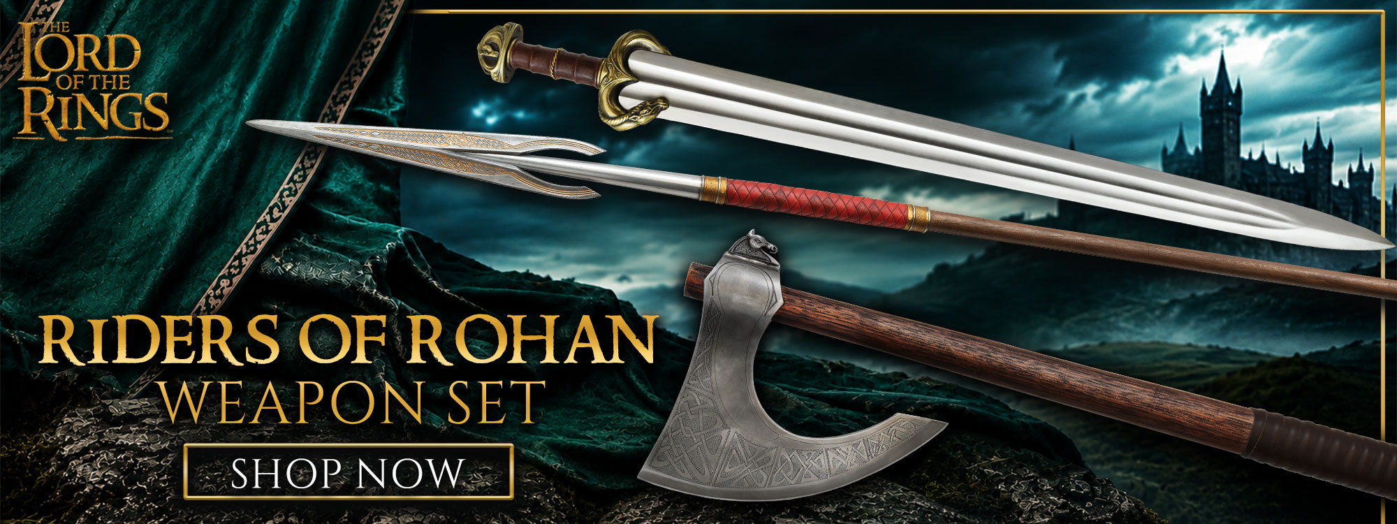 Lord of the Rings Riders of Rohan Weapon Set