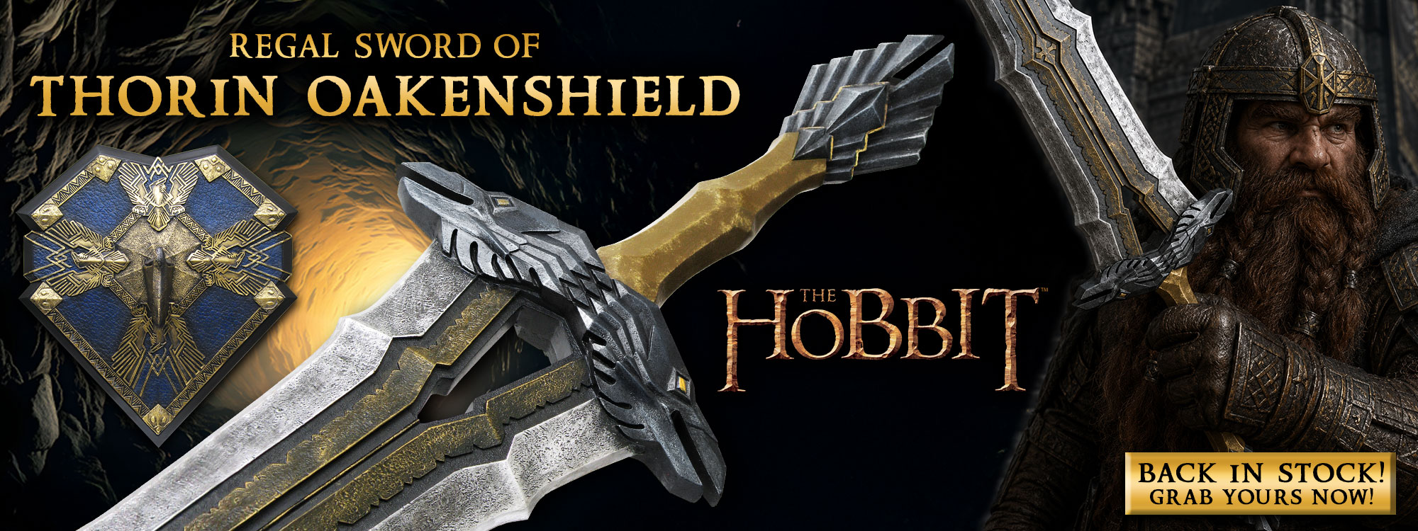 The Hobbit Regal Sword of Thorin Oakenshield