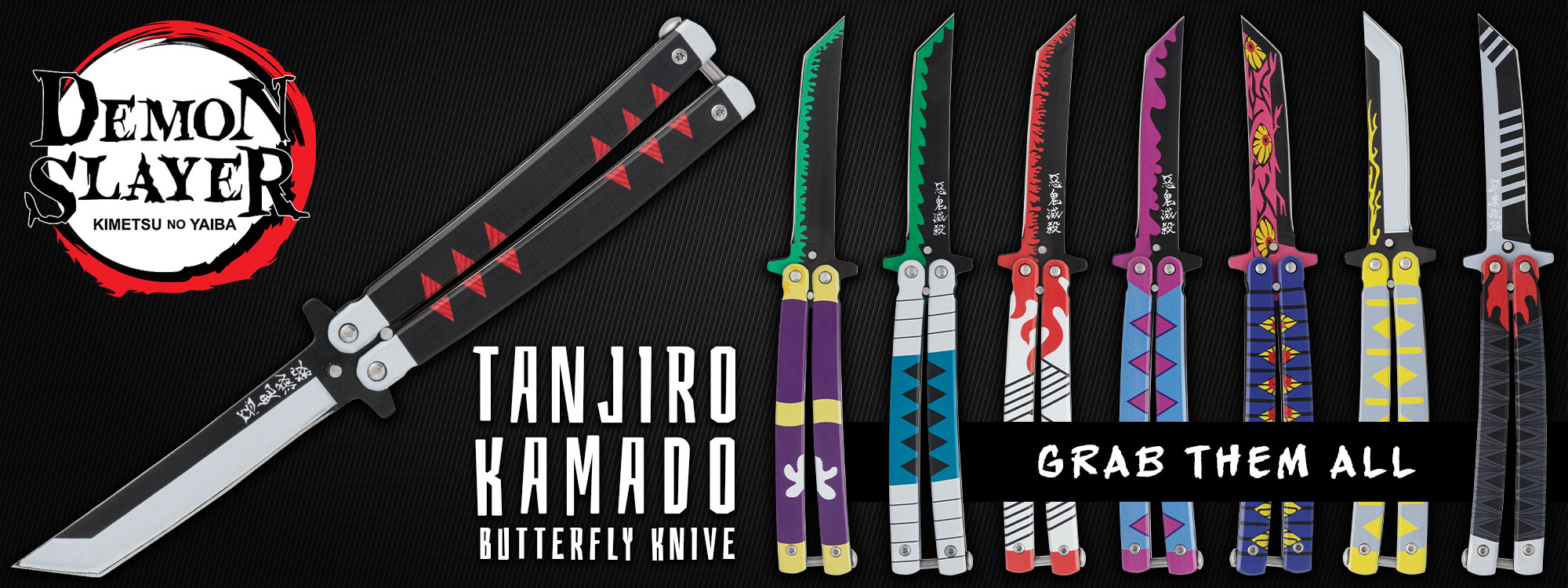 Demon Slayer Tanjiro Kamado Butterfly Knife