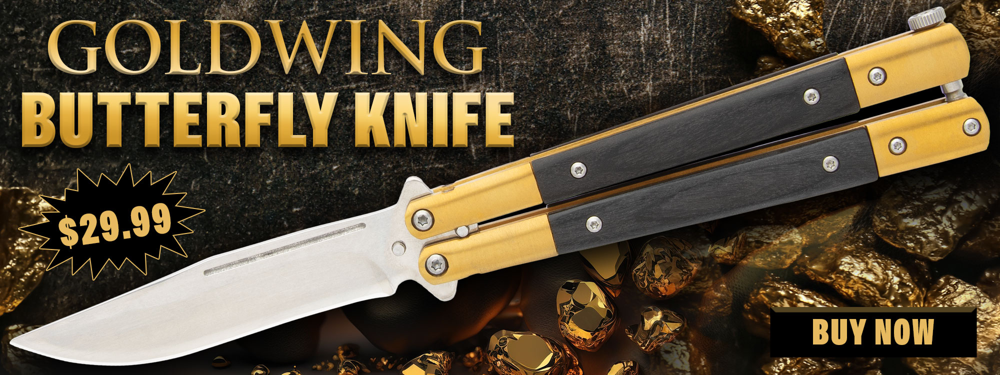 Goldwing Butterfly Knife