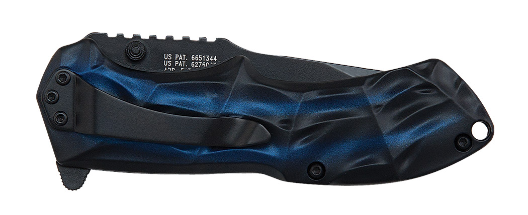 Smith & Wesson Black Ops Assisted Opening Pocket Knife Blue Tanto