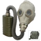 msa black gas mask carrier
