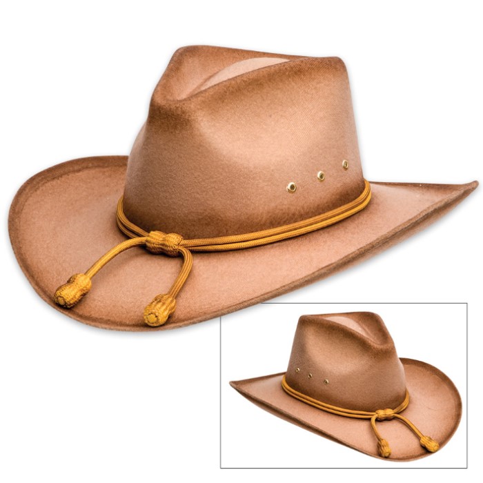 Classic Western Cavalry Hat Replica | BUDK.com - Knives & Swords At The ...