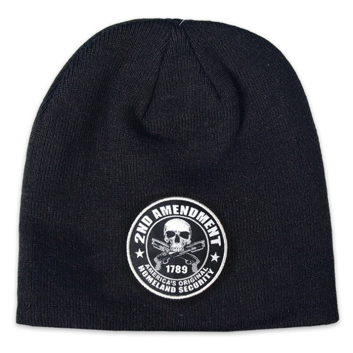 Second Amendment Knit Homeland Security Beanie Hat | BUDK.com - Knives ...