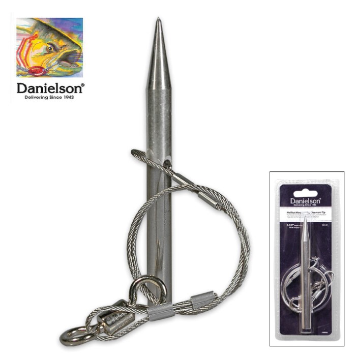 Bullet Tip Halibut Harpoon Tip 5.5 In. X .5 In. Knives