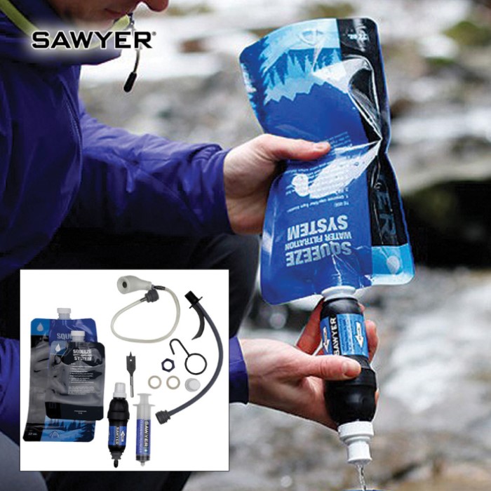 Sawyer AllinOne Water Filtration Kit Survival