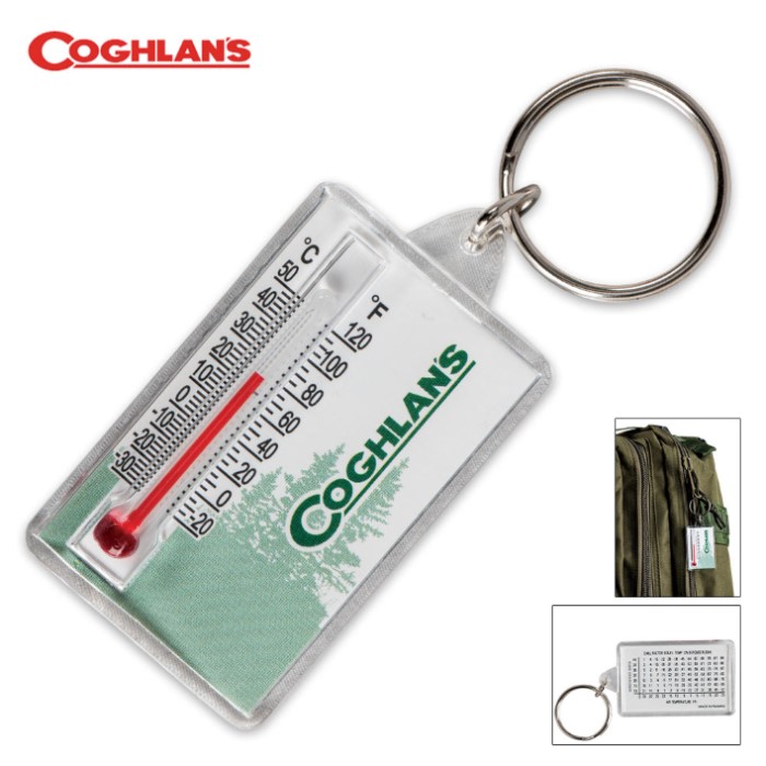 Coghlan’s Zipper Pull Thermometer Knives & Swords At The