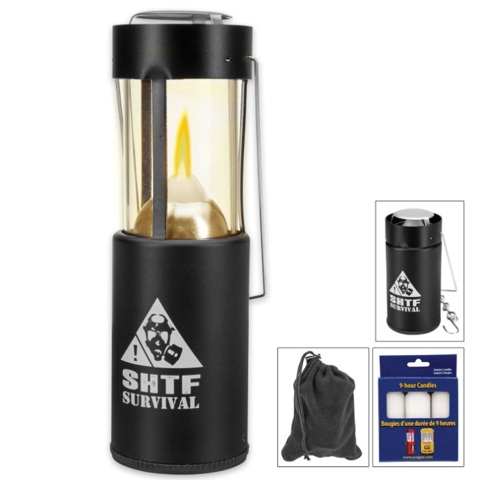 SHTF Candle Lantern Value Pack Survival & Camping Gear