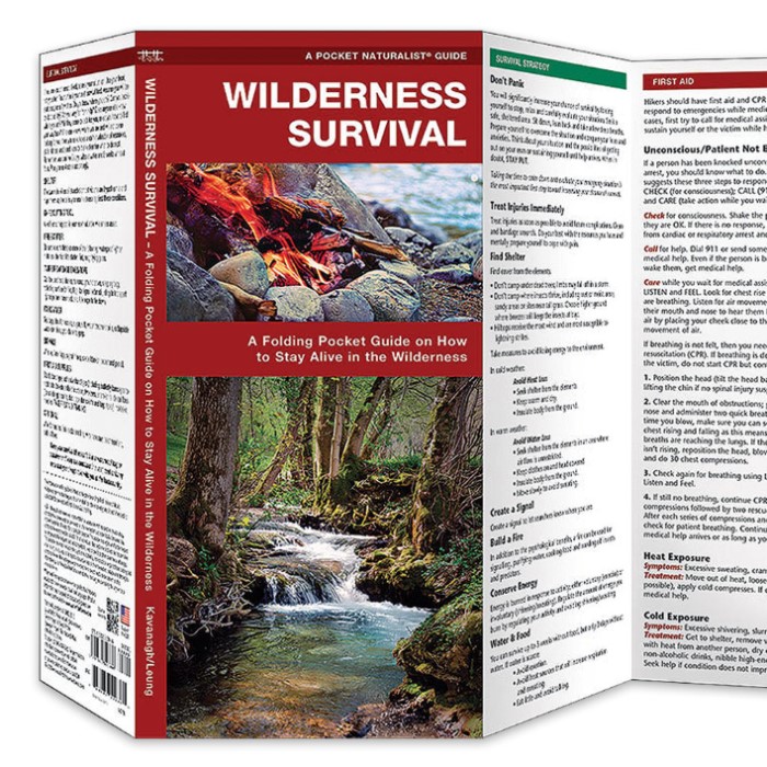 Wilderness Survival Folding Pocket Guide Knives & Swords