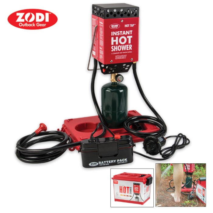 Instant Hot Tap Travel Shower Survival & Camping Gear