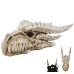 Dragon Skull Wall Mount True Swords Dragon Skull Fantasy Room Décor