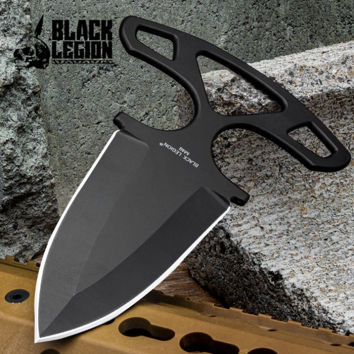 United Cutlery Black Push Dagger (Undercover Knife) - BUDK.com