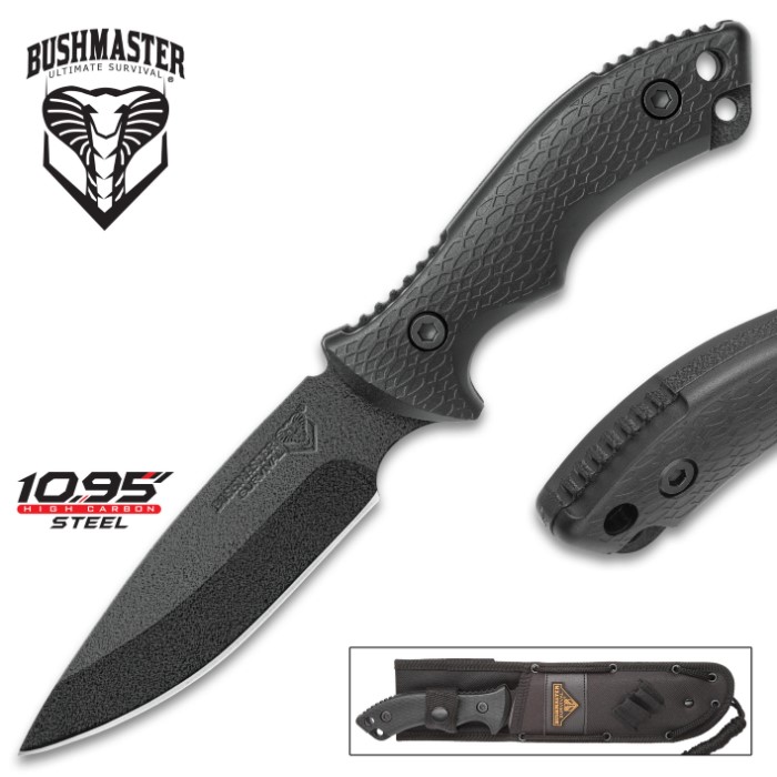 Bushmaster Bushcraft Tactical Field Knife Survival
