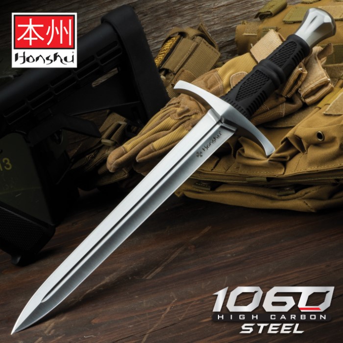 Black War Sword And Scabbard - High Carbon Steel Blade, Wooden Handle,  Leather-Wrapped - Length 42”