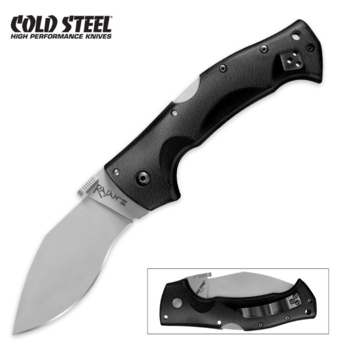 Cold Steel 2010 Rajah III Folding Knife w/ TriAd Lock 62KGM True