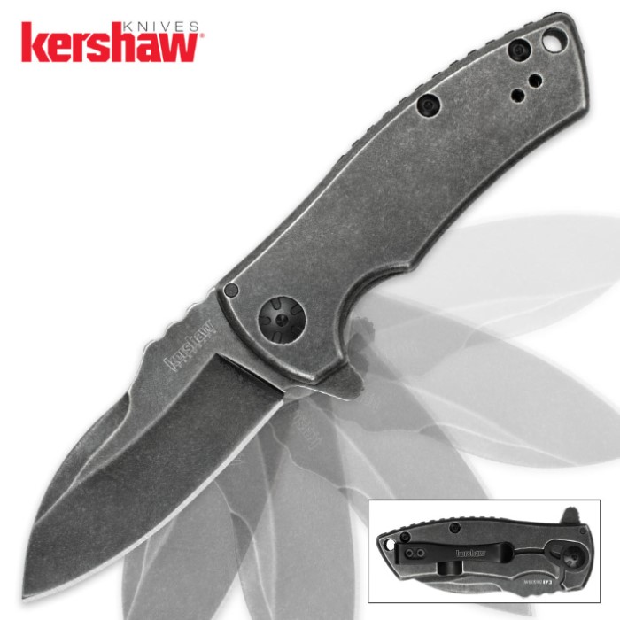 Kershaw Spline Assisted Opening Pocket Knife Survival