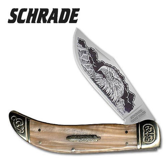 Schrade Collectable 07 Eagle Folding Knife Kennesaw Cutlery