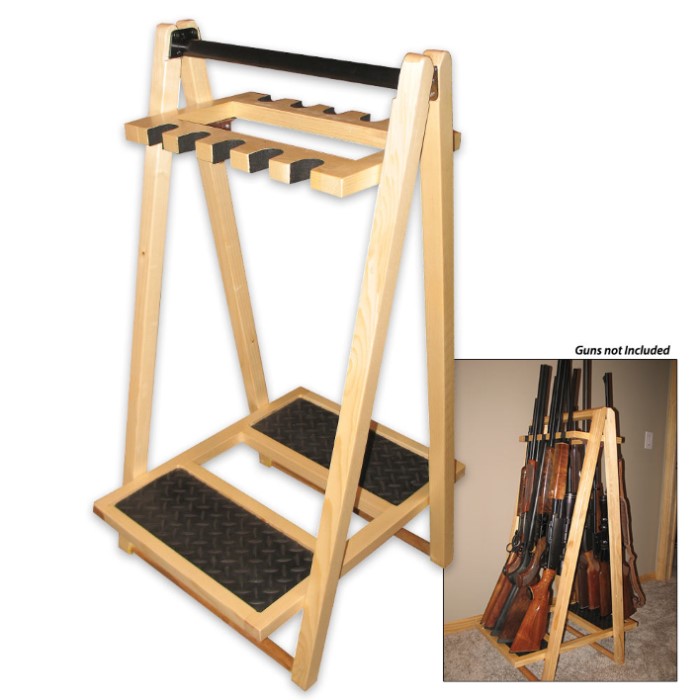 Ten Gun Folding Rack CHKadels Survival Camping Gear
