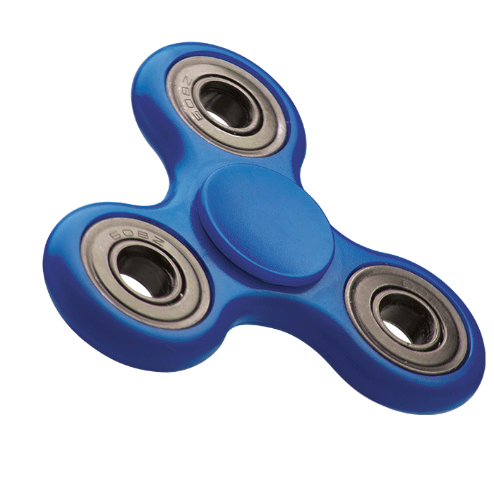 Blue Fidget Tri-Spinner