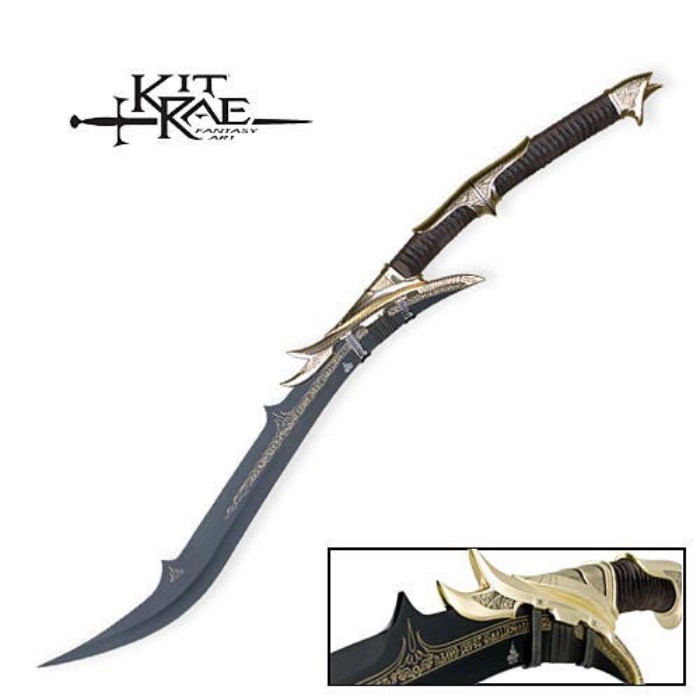 Kit Rae Mithrodin Sword Gold Edition | BUDK.com - Knives & Swords At ...