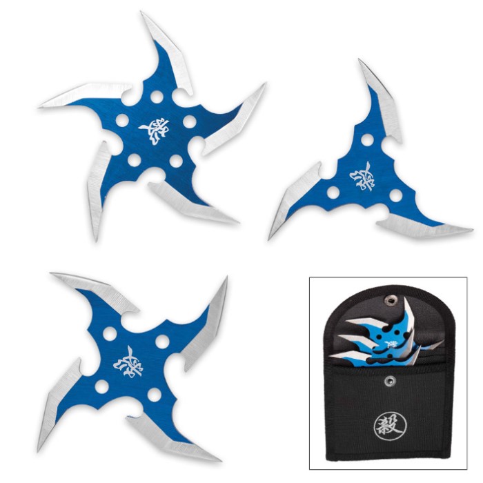 Perfect Point 90-16BR-2 Throwing Star Set 4 Diameter
