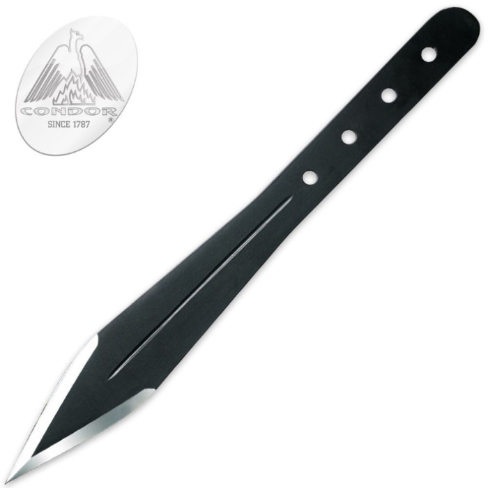 Throwing Knife 1075 High Carbon Steel Large 14" True Swords