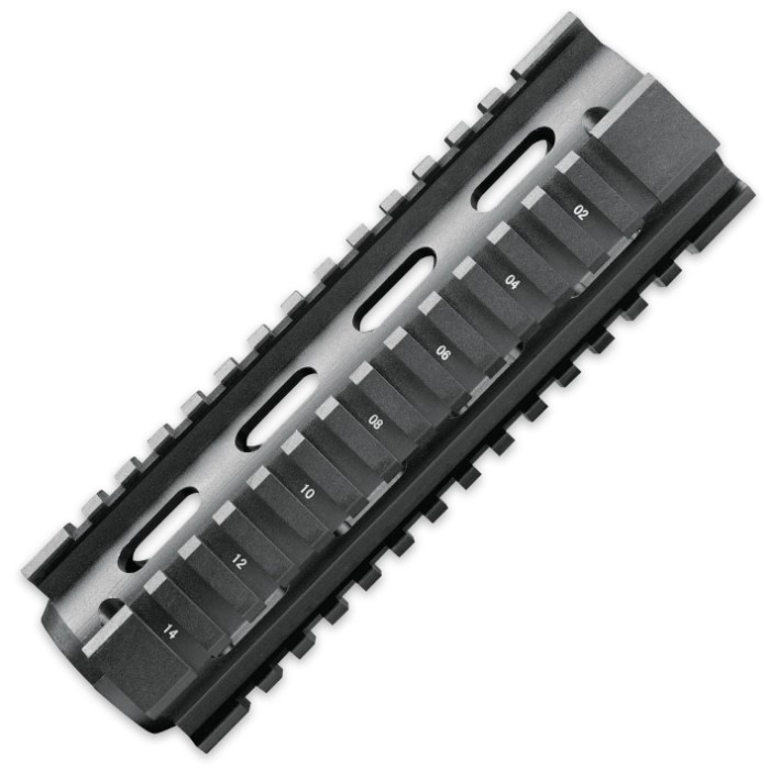 M4 Handguard Quad Rail With Covers - Carbine Length | BUDK.com - Knives ...