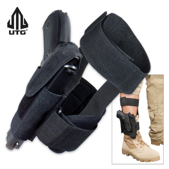 M48 OPS Concealed Ankle Holster Black Knives & Swords At