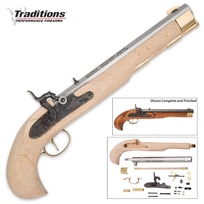 Traditions Kentucky Pistol Kit Build It Yourself Survival And Camping Gear 0487