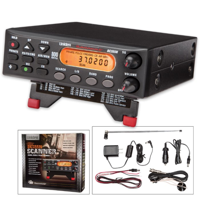 Uniden BC355N Base / Mobile Scanner 800 MHz 300 Channels