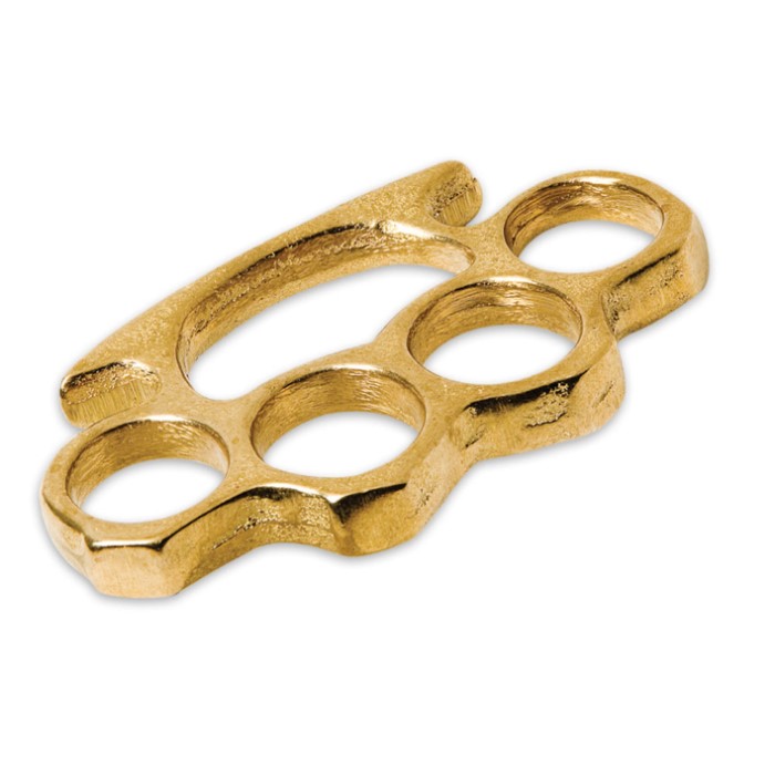 Heavy Brass Knuckles - 1/2 lb. of Solid Brass | BUDK.com - Knives ...