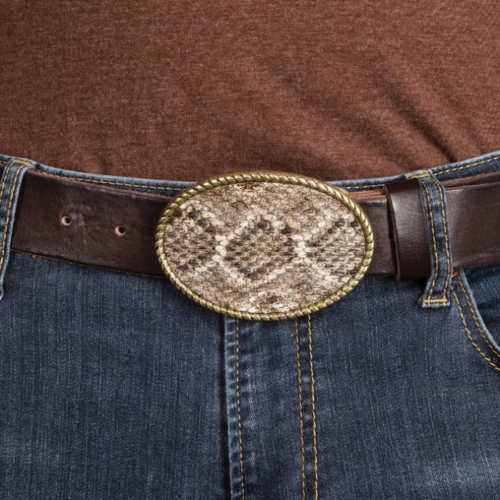 Genuine Rattlesnake Skin Belt Buckle | CHKadels.com | Survival ...