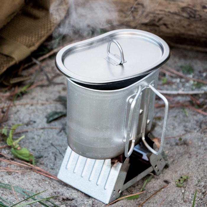 GI Canteen Cup SS Lid | Kennesaw Cutlery