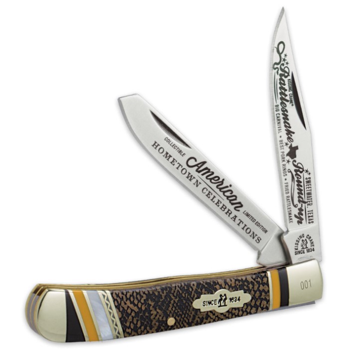 Kissing Crane Rattlesnake Trapper Knife Knives & Swords At