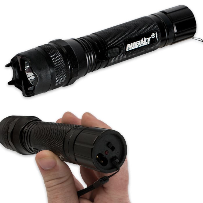 Night Watchman 2 Million-Volt Police Stun Gun Flashlight | BUDK.com ...