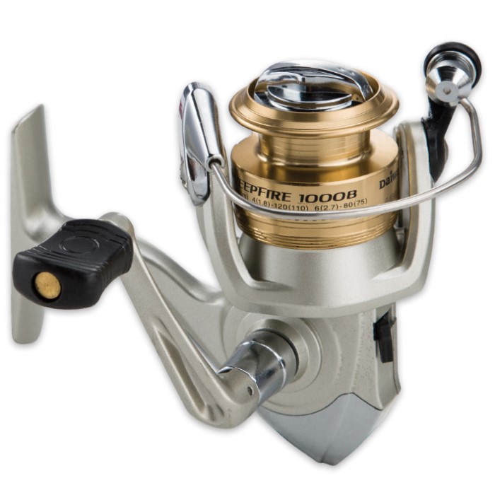 Diawa Fishing Spinning Reel And Rod Combo With Hard Carry Case