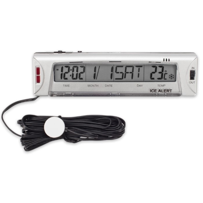 Bell Automotive Vehicle Indoor/Outdoor Thermometer with Ice Free