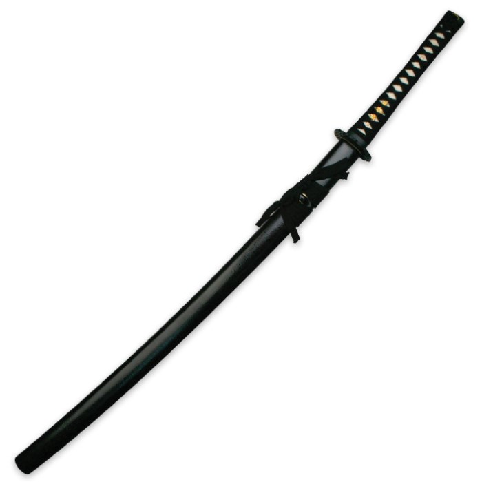 Ten Ryu 1045 Carbon Steel Clay Tempered Iron Cane Katana Sword | BUDK ...