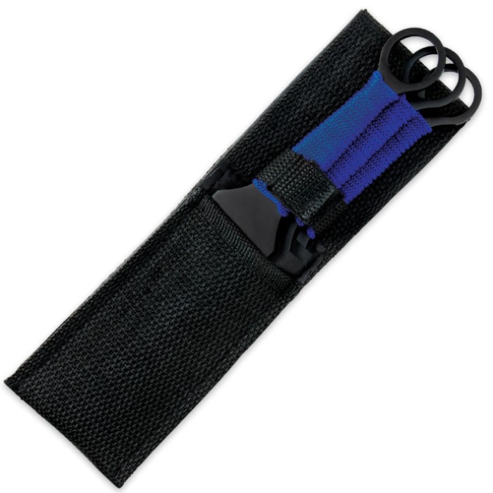 Blue Blade ThreePiece Throwing Knife Set Knives & Swords