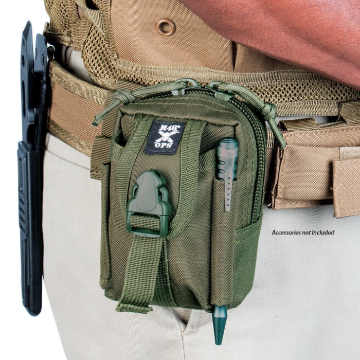 M48 Gear Tactical Belt Pouch OD Green | Cutlery USA